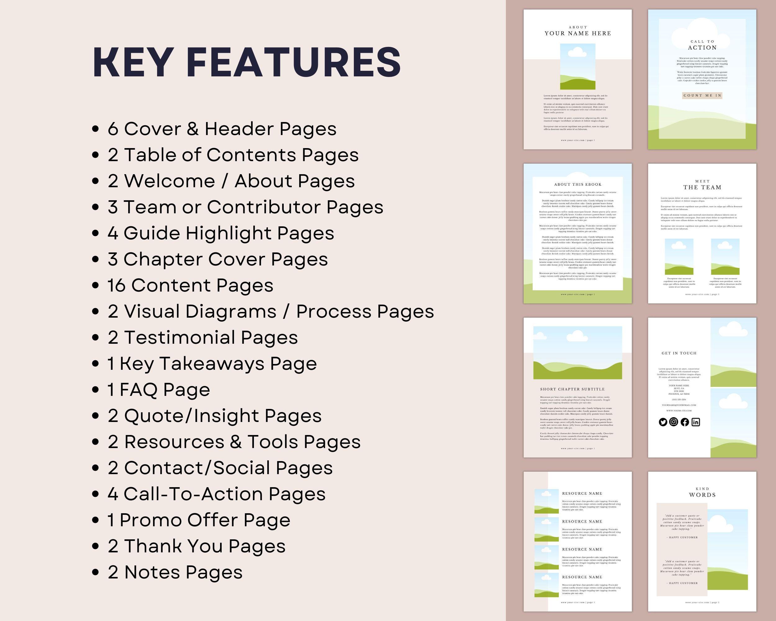 PLR Canva Ebook Template, Book Template for Resell, DFY E-book ...