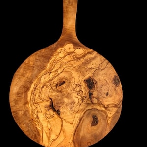 Olive wooden serving board