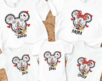 Custom Disney Vacation 2026 family vacation 2026 Shirts, Disney Trip 2026 Shirt, Disneyland Shirts, Disney Couple Shirts, Disneyworld
