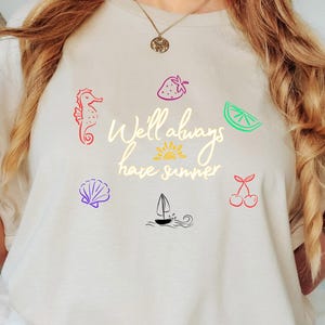 Wir haben immer Sommer Lila T-Shirt | Der Sommer verwandelte ich mich hübsch | TSITP