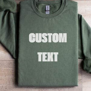 Custom Sweatshirt, Retro Sweatshirt, Custom Quote, Vintage Sweatshirt, College Letters Sweatshirt, Adult, Oversized