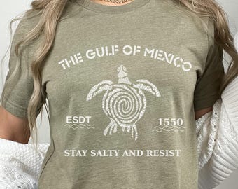 Gulf of Mexico Stay Salty Resistance Shirt - Democrat Anti-Trump Tee