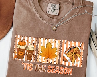 Komfortfarben Football Season Tee: Retro Game Day Shirt