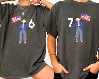 Camiseta Six Seven Comfort Colors: 6-7 7-6 Camisa George Washington