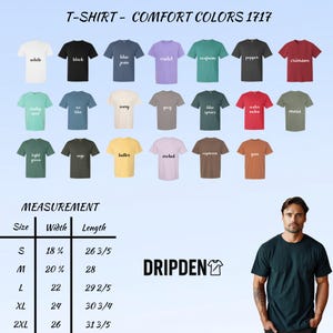 Känn dina känslor komfortfärger t-shirt – Retro mental hälsa t-shirt, självvårdspresent till henne, salviagrön inspirerande t-shirt bild 10