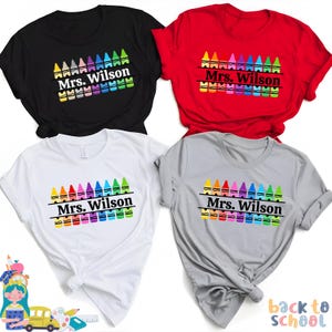 Docentenshirt op maat: gepersonaliseerd cadeau voor terug naar school