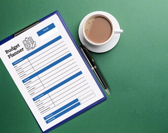 Editable Monthly Budget Planner: Printable Finance Tracker (Canva Template)