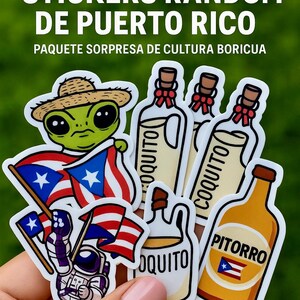 Adesivos aleatórios de Porto Rico – Pacote Surpresa da Cultura Boricua