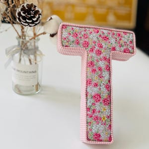 Liberty London Corduroy Fabric Letters Nursery Decor