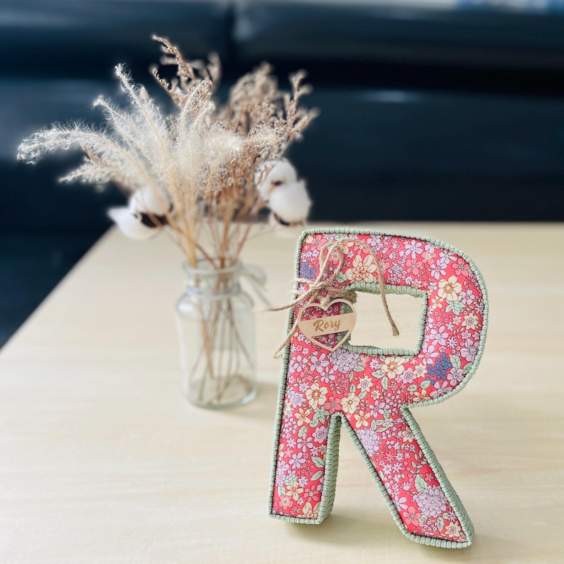 Fabric Letter R Liberty London Corduroy Fabric Letter: Custom Nursery Decor - Etsy