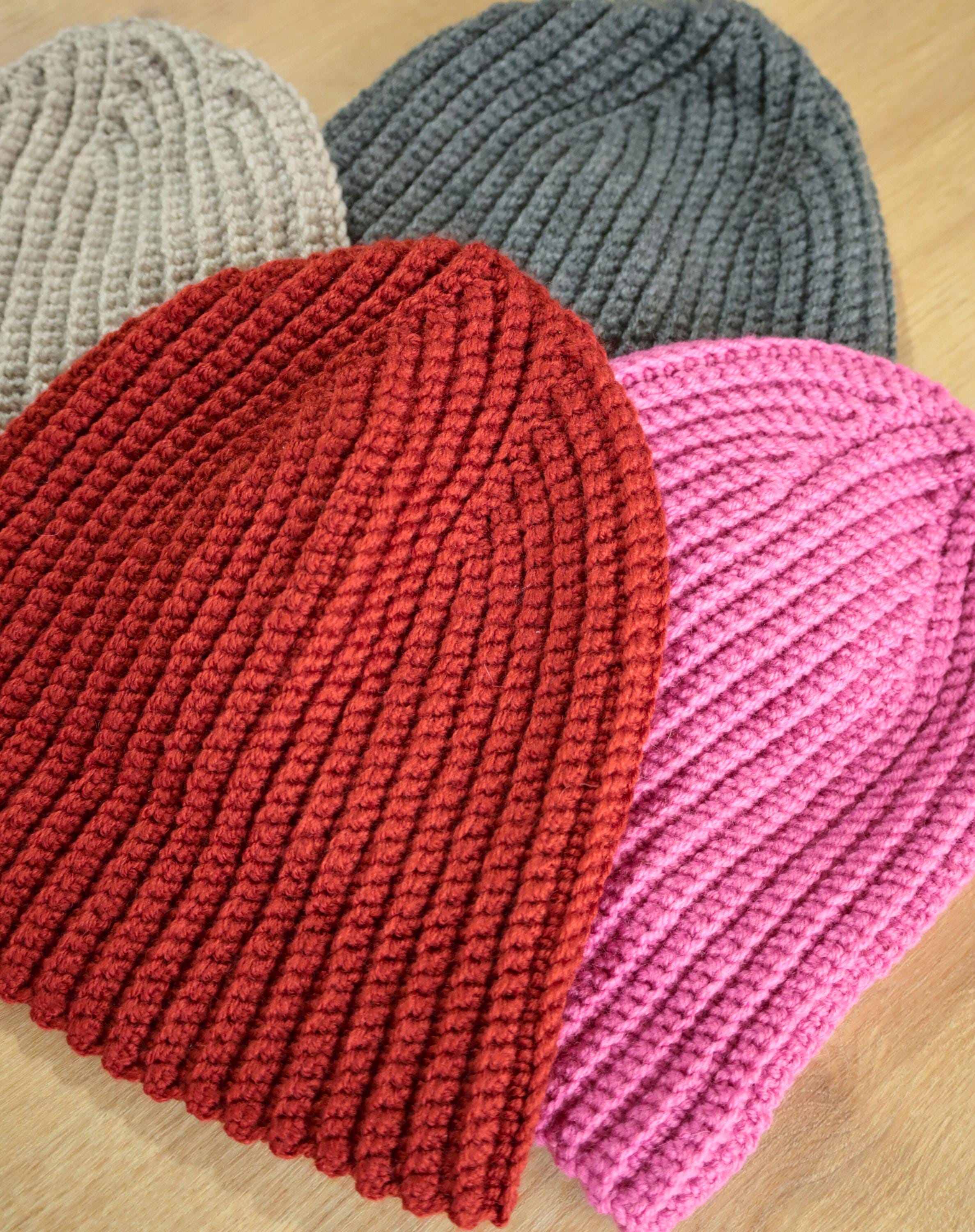 Crochet Pattern, Ribbed Crochet Beanie Pattern PDF, Stitch Beanie ...