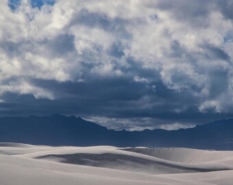 Impressão do deserto de White Sands: Fotografia de paisagens do Novo México (download digital)