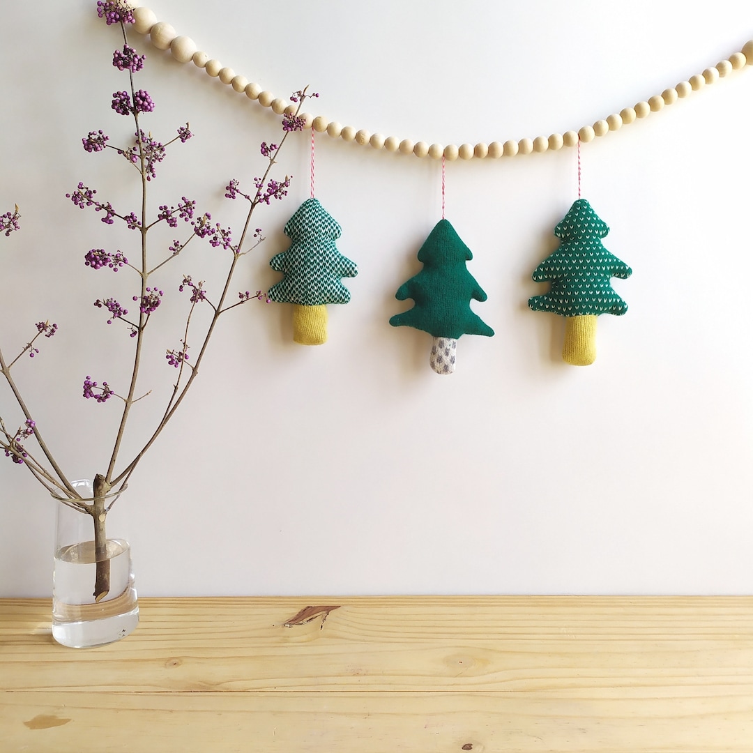 Décoration de Noël ornement sapin de Noël arbre fait main Etsy France