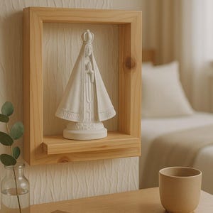 Rustikales Wandregal aus Holz mit Pflanzkasten, handgefertigtes vertikales Dekor für kleine Pflanzen, Sukkulenten oder künstliche Blumen