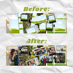 Plantilla de Instagram personalizable: estilo carrusel y álbum de recortes