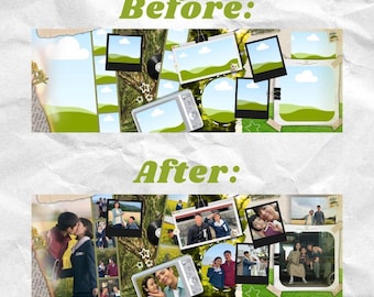 Customizable Instagram Template: Carousel and Scrapbook Style