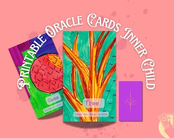 Inner Child Oracle-kaarten: 36 afdrukbare digitale kaarten voor zelfgenezing, persoonlijke groei en waarzeggerij