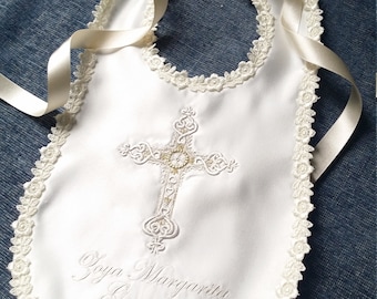 Catholic christening sale bibs