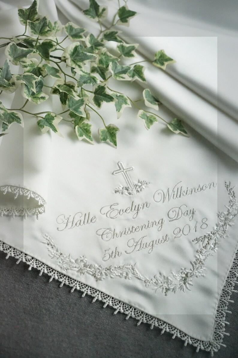 White Cream or Ivory Baby Blanket for a Baptizm Baptism or a Etsy