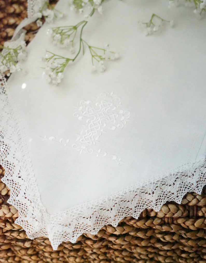 White Cream or Ivory Baby Blanket for a Baptizm Baptism or a Etsy