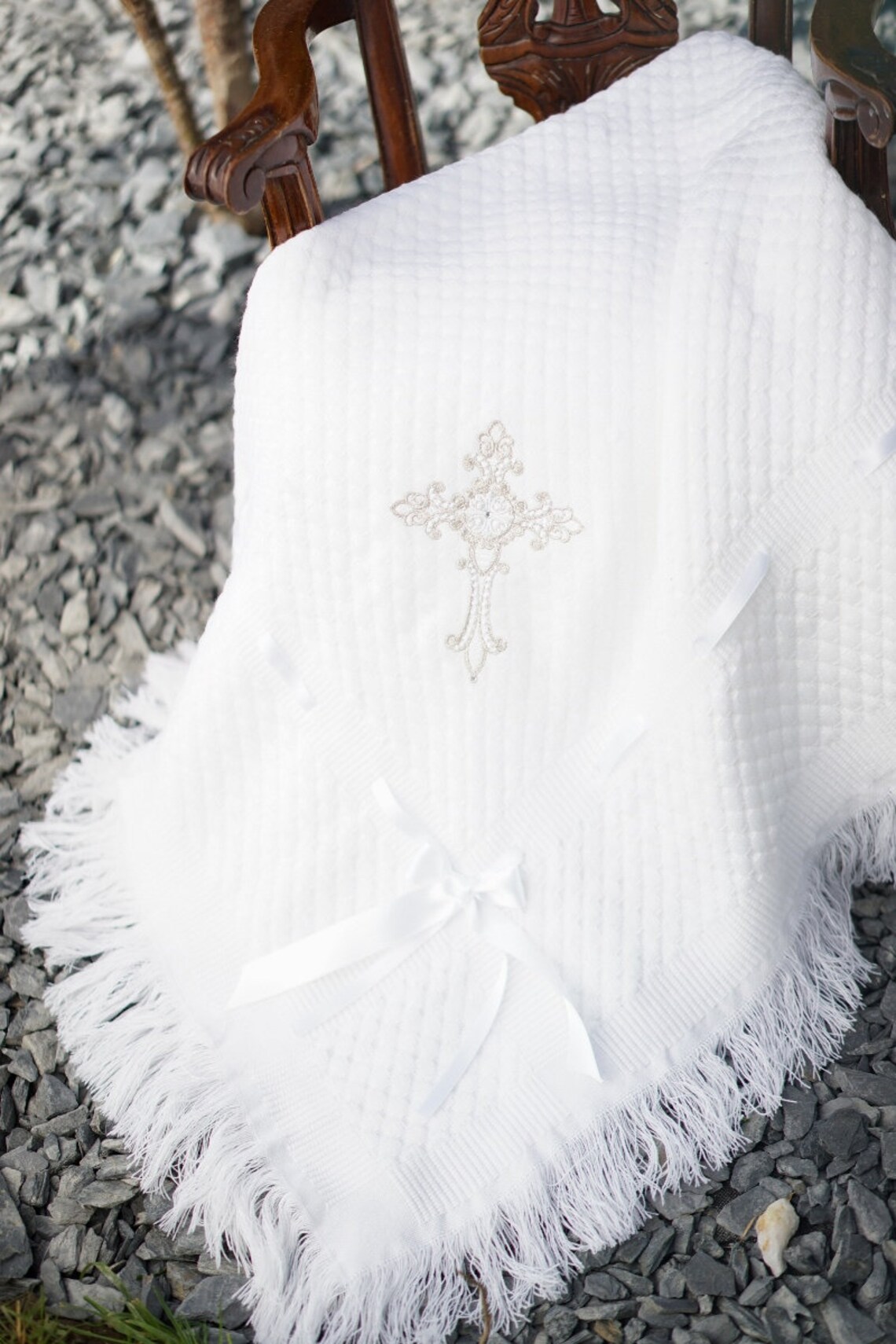 Baptizm Christening Blanket Shawl Name Cross Designs for Etsy