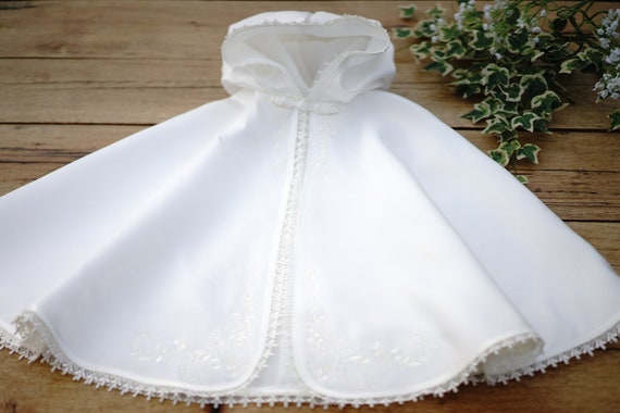 Baby christening cape hot sale