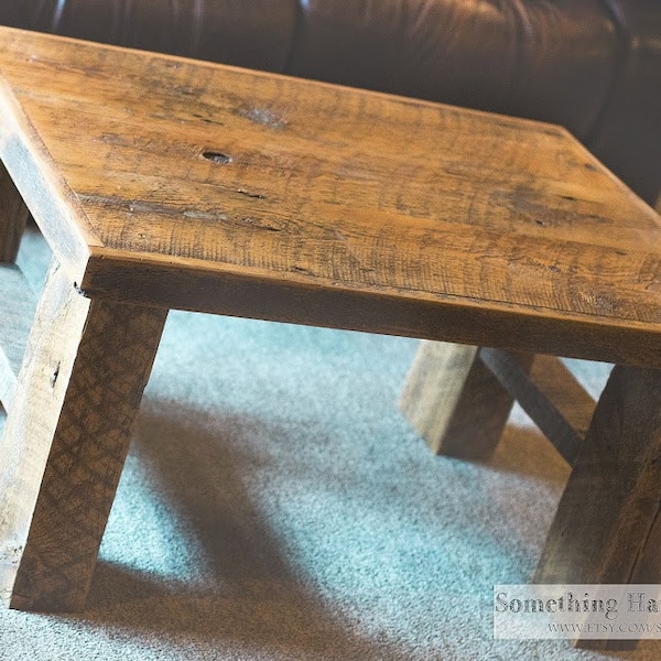 Reclaimed Wood Coffee Table - Etsy