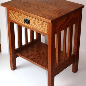 mission-crafstman end table or night stand image 1