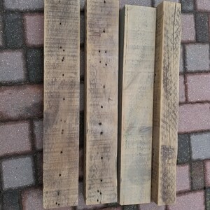 Barn Rustic Table Legs Barn Wood Rustic Table Leg Set of 4 30x 4x 6 - Etsy