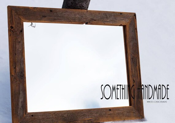barn wood mirror reclaimed