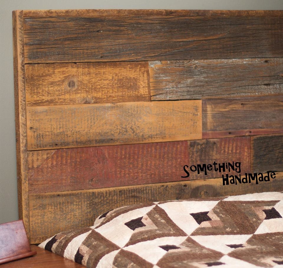 Barn Wood Rustic,weathered Headboard Made From 1800s Reclaimed Minnesota  Barn Wood - Etsy, image size:960x910