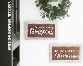 Morning greeting decor set