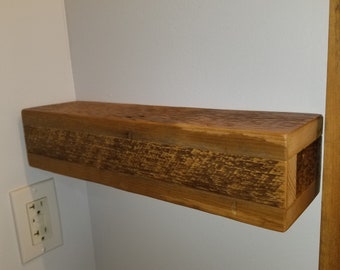 Floating shelves reclaimed Barn Wood  1800s rustic  barn wood shelves