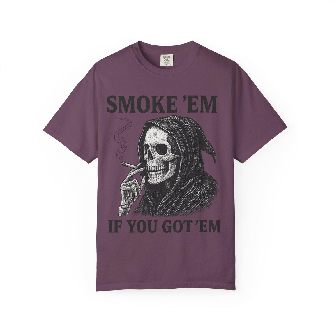 Outsiders Smoke 'Em If You've Got 'Em Urban Heavy Tee - Black Friday
