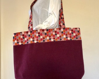 Upcycled sweater bag