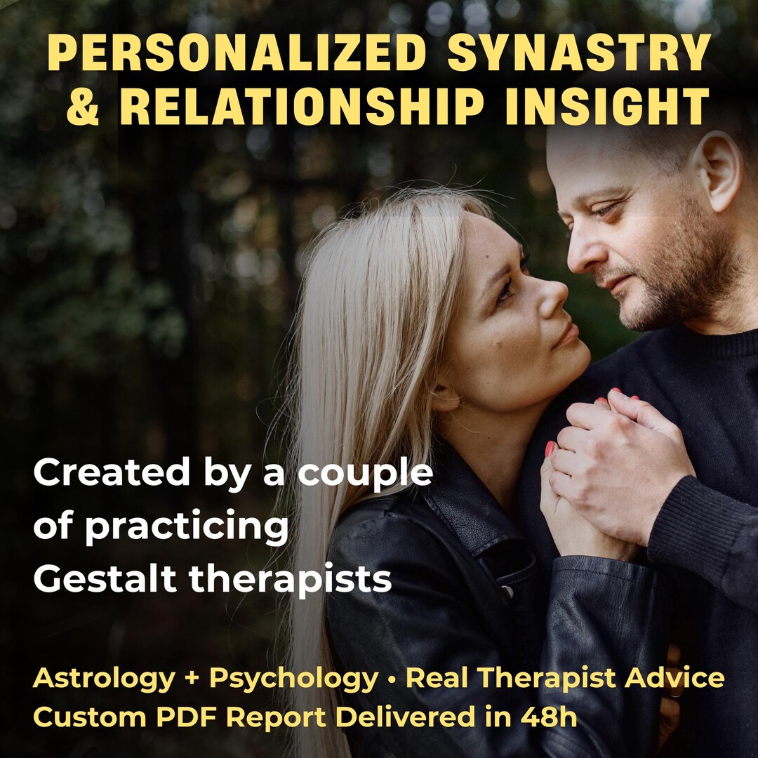 Synastry Chart Relationship Reading Love Compatibility Astrology