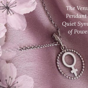 Venus Necklace • Sterling Silver Feminist Pendant • Symbol of Feminine Power • Gift for Her • Handmade in Ukraine