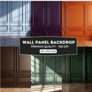Panel Wall Digital Backdrops, Maternity Backdrop Overlays, Studio Backdrop Overlay, Room Backgrounds, Fine Art Texture Photoshop