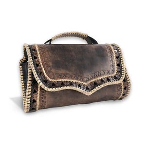 Aurora - Bolso de mano de piel con asa superior (edición 1/1)