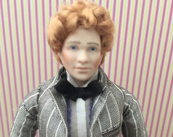 OOAK - 1/12 th scale dolls house doll.Handsome period man