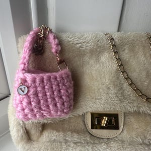 Personalised Crochet AirPods Case - Handbag Style