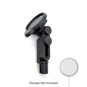 12V Power Outlet MagSafe Compatible Wireless Charging Holder | Any Car 12V Power Port | 3D Printed [Charger Not Included]