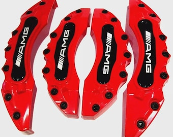 4 Set Brake Caliper Covers for Mercedes A B C E S G ML GL GLA Glb Glc Gle Class