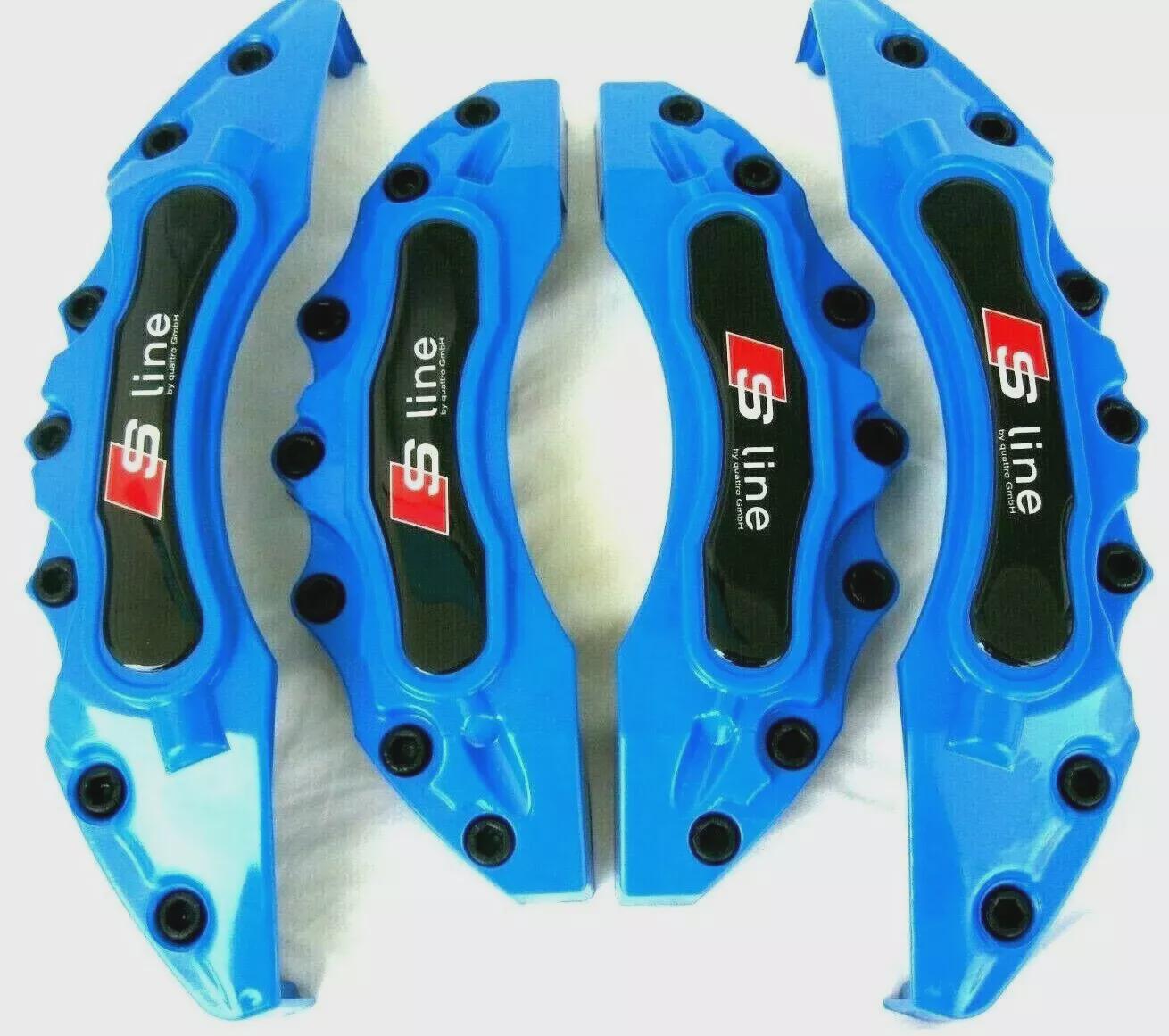 4 PCS Brake Caliper Cover for Audi B3 A1 A2 A3 A4 A6 A7 A5 Q5 Q3 RS Q5 Q7 Q2 Q8 100 S5 S6 S-Line