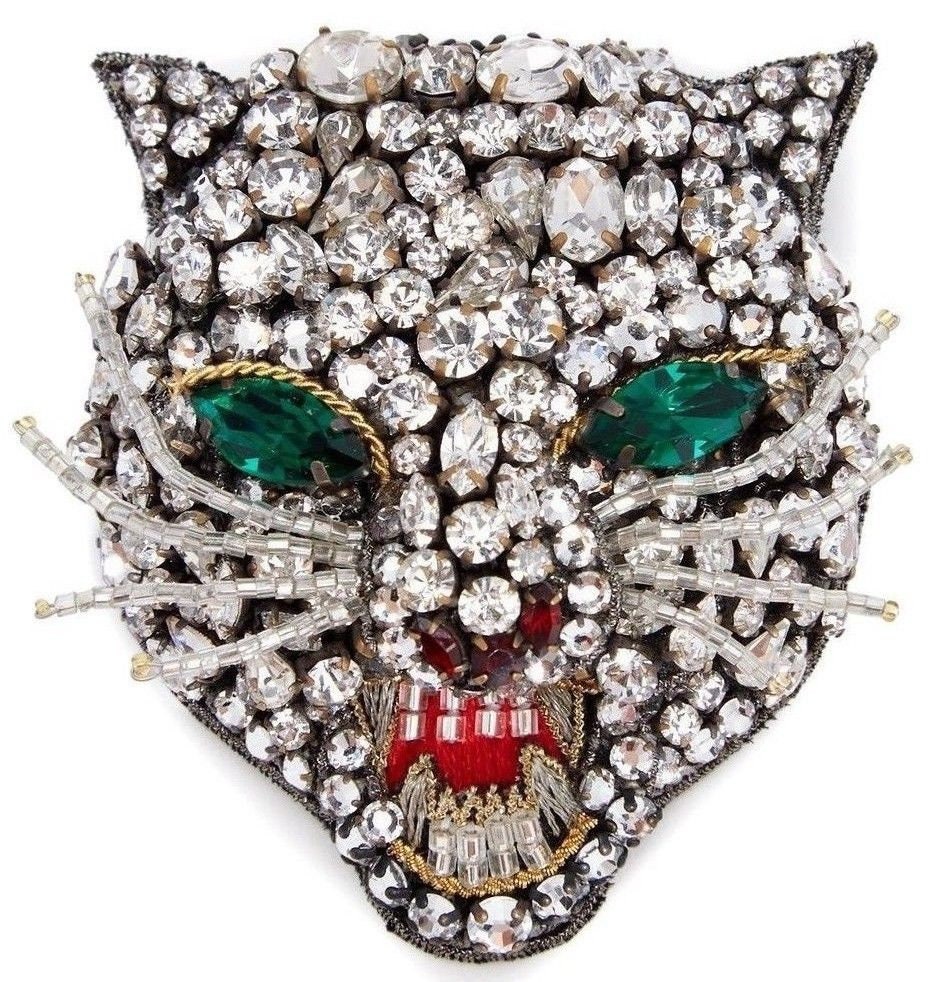 累積売上総額第１位【GUCCI★グッチ】FELINE HEAD BROOCH 累積売上総額第1位【GUCCI☆グッチ】FELINE HEAD BROOCH (GUCCI