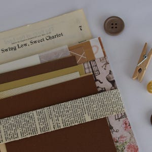 Curated Paper Stash: Mixed Media, Scrapbook, Junk Journal Supplies