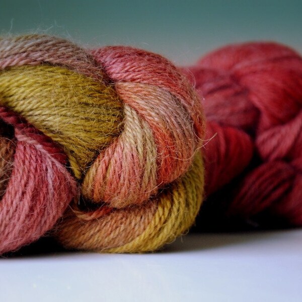 SALE Baby Alpaca Perfect Duo Victorian Rose