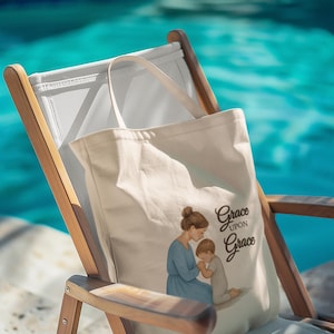 Christian Tote Bag for Moms, Religious Gift For Her, Proverbs 31 Bag, Bible Verse Tote Bag For Woman, Christian Birthday Gift For Mom