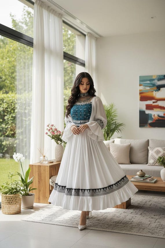 ladies eid dress Women Middle East Arab Embroidery Woven Fabric Kaftan Dress Caftan Stylish Eid Dresses For Girl