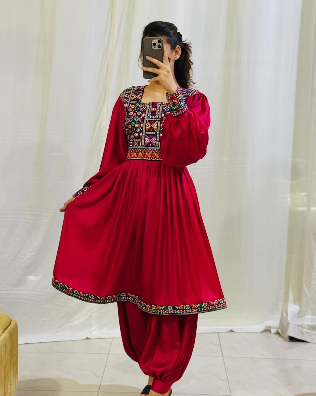 open lace back dress Amazon.com: Afghan Vintage Dress main image 1